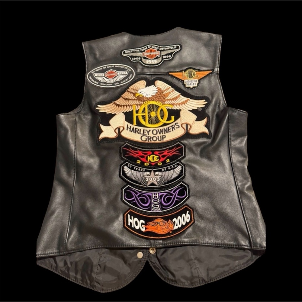 Vintage Harley Davidson women’s vest. Small
